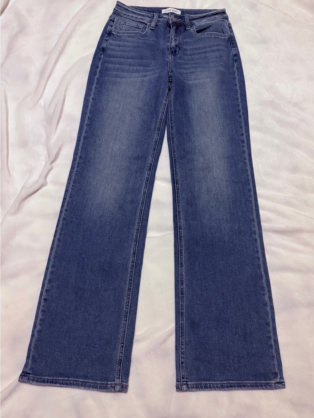 Flying Monkey Dark Blue Wide-Leg Jeans